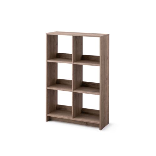 Iris Ohyama, Étagère En Bois, Modulable,Bureau, Salon, Chambre - Cx-2fn, L 42 X P 29,7 X H 69,2 Cm, Chêne Blanc