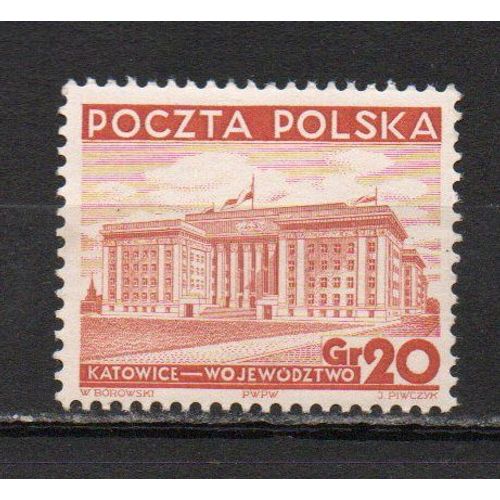 Timbre-Poste De Pologne
