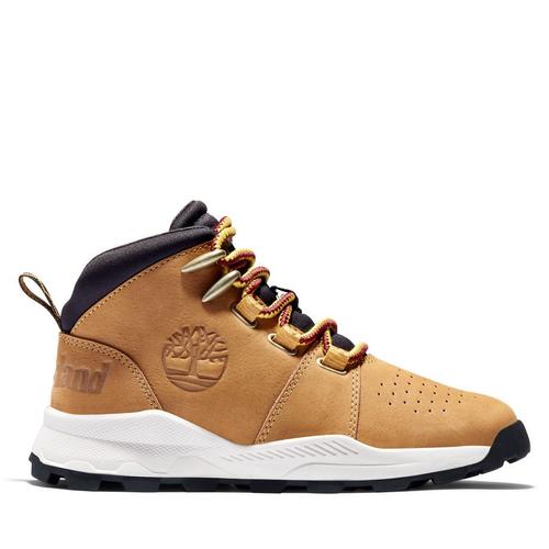 Baskets Lacets Timberland Brooklyn Junior En Marron Clair Enfant