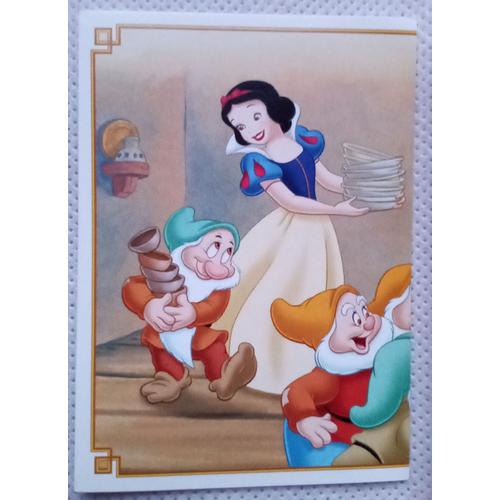 Pretty Princess - N°199 Blanche-Neige Et Les Sept Nains - Image, Sticker, Autocollant Panini 2008 (Disney)