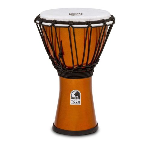 Toca Tfcdj-7mo Freestyle Colorsound Djembé Métallique Orange 7 Pouces
