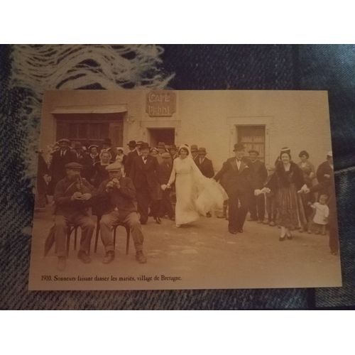 Reproduction D'un Mariage Bretons De 1910