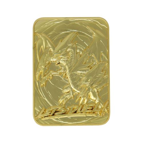 Yu-Gi-Oh ! - Réplique Card Blue Eyes Ultimate Dragon (Plaqué Or)