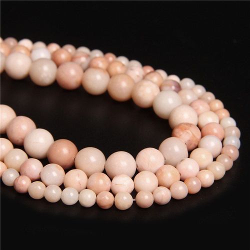 Perles En Pierre D'aventurine Rose Naturelle, Rondes Et Lisses, En Vrac, Taille Au Choix 4, 6, 8, 10, 12mm, Pour La Fabrication De Bijoux, Bracelet, Bricolage, Vente En Gros