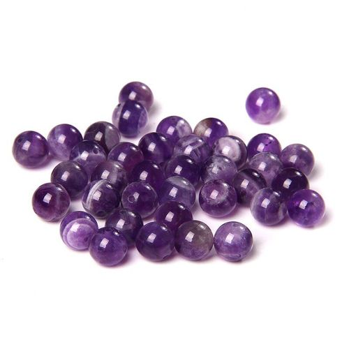 Pierre De Chakra D'énergie Multicolore, Perles Rondes, Cristaux De Guérison, Reiki, ¿Il De Tigre, Améthyste, Pour Bracelets De Couple, 8mm