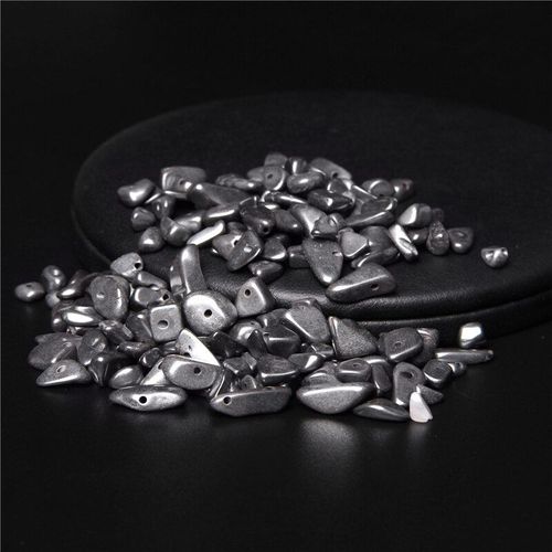 Perles De Pierre Naturelle En Hématite Noire, Irrégulières, En Pierre De Guérison, Pour La Fabrication De Bijoux, Bricolage, Bracelet, Collier, Boucles D'oreilles, 5 8mm