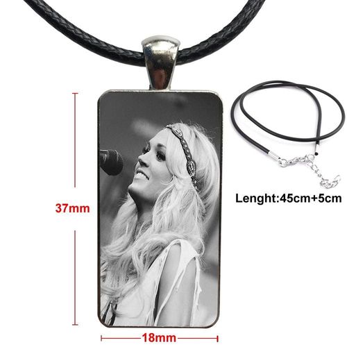 Collier En Bois Sous Bois Pour Femmes, Design D'ordinateur, Vintage, En Verre, Rectangle, Pendentifs Pour Femmes Et Filles, Fait À La Main