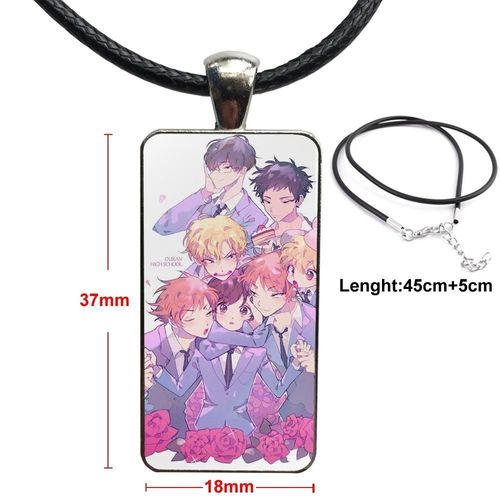 Collier Ras Du Cou Rectangulaire En Verre Pour Femme, Cadeau De Noël, À La Mode
