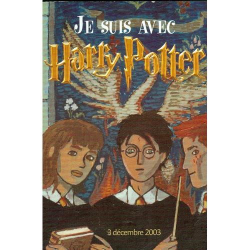 Carte Promotionnelle Harry Potter Götting 2003 L'ordre Du Phénix "Je Suis Avec Harry Potter"