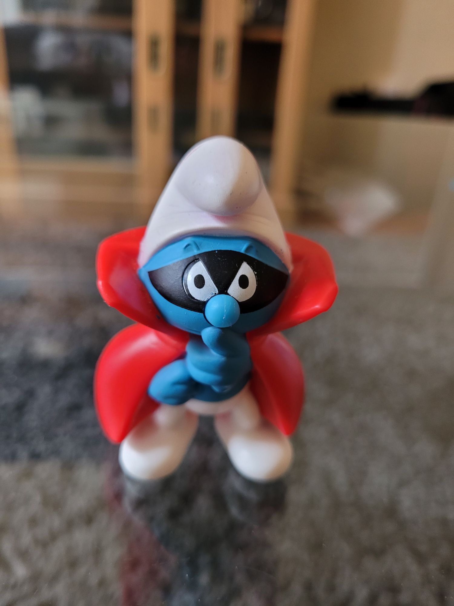 Jouet Figurine Les Schtroumpfs - Schtroumpf Arsène Lupin  - Collection Mac Donalds Happy Meal