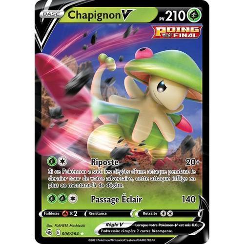 Carte Pokemon - Chapignon V - 006/264 - Ultra-Rare - Épée Et Bouclier 8 - Poing De Fusion - V.F