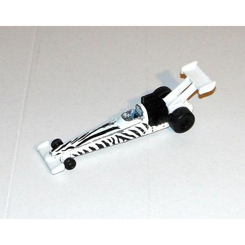 Voiture De Course Vintage Hot Wheels Dragster Blanc Noir 1993 Mattel