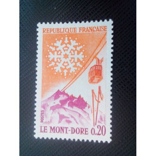 Timbre France Yt 1306 Mont-Dore 1961 ( 051105 )