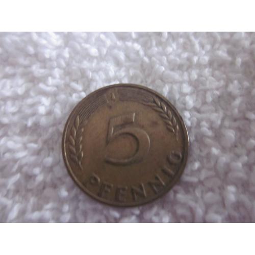 Piece De 5 Pfennig 1950. -Allemagne