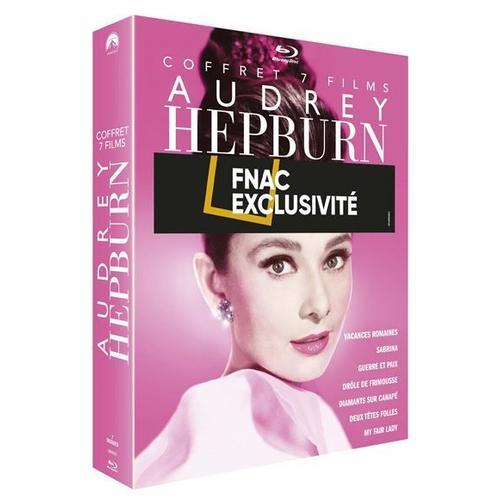 Coffret 7 Films Audrey Hepburn - Vacances Romaines, Diamant Sur Canapé, Deux Têtes Folles, Guerre Et Paix, Sabrina, Drôle De Frimousse