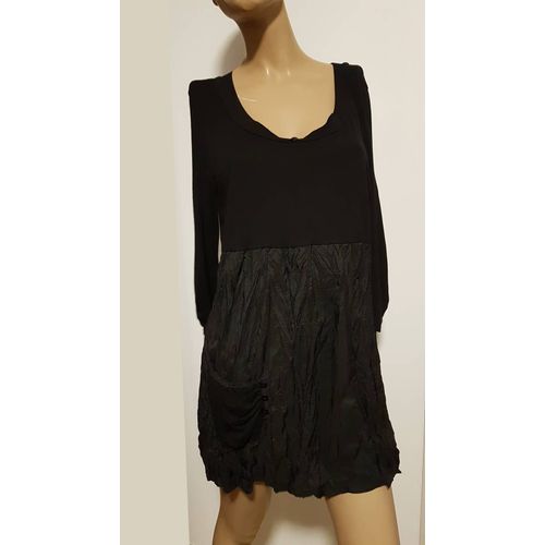 Robe Tunique Courte Noire Femme T 38/40 Marque Celaia Tbe 