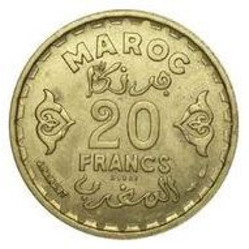 Pièce 20 Francs Maroc - 1952