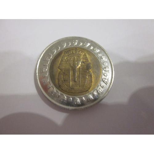 Monnaie, Égypte, 1 Pound, , Cairo, , Bi-Metallic,