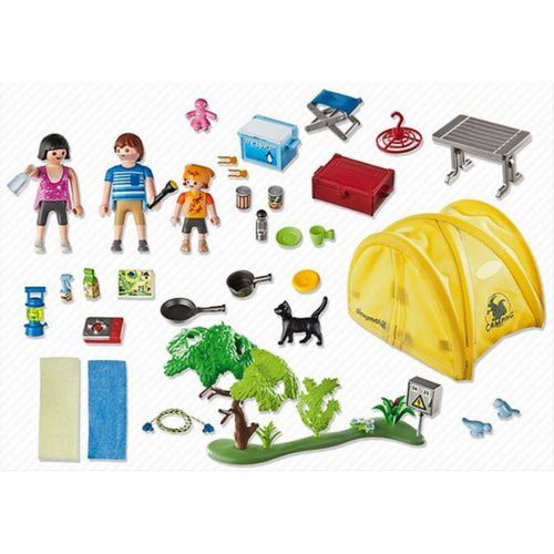 Playmobil 5435 - Famille Et Tente De Camping