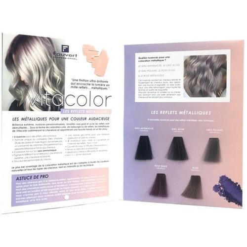 Nuancier Vitacolor Métallique Fauvert Professionnel 