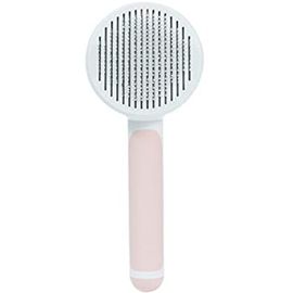 Brosse Chiens Chats, Autonettoyante Brosse Poils Morts Pour Chat Chien, Enlèvement Efficace Jusqu'à 95% Des Poils Morts Et Poils Tomentose(Rose)