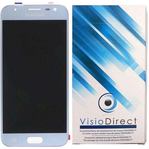 Visiodirect® Ecran Complet Pour Samsung Galaxy J3 2017 Sm-J330f Téléphone Portable Bleu Vitre Tactile + Écran Lcd