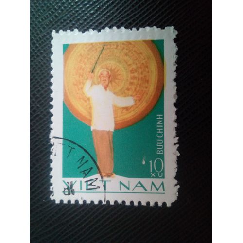 Timbre Vietnam Yt 117 A Ho Chi Minh Dirige L'orchestre 1978 ( 061105 )