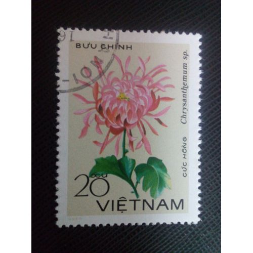 Timbre Vietnam Yt 140 Chrysanthèmes, Hong 1978 ( 061105 )