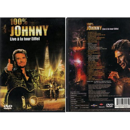 Johnny Hallyday «100% Johnny Live À La Tour Eiffel»