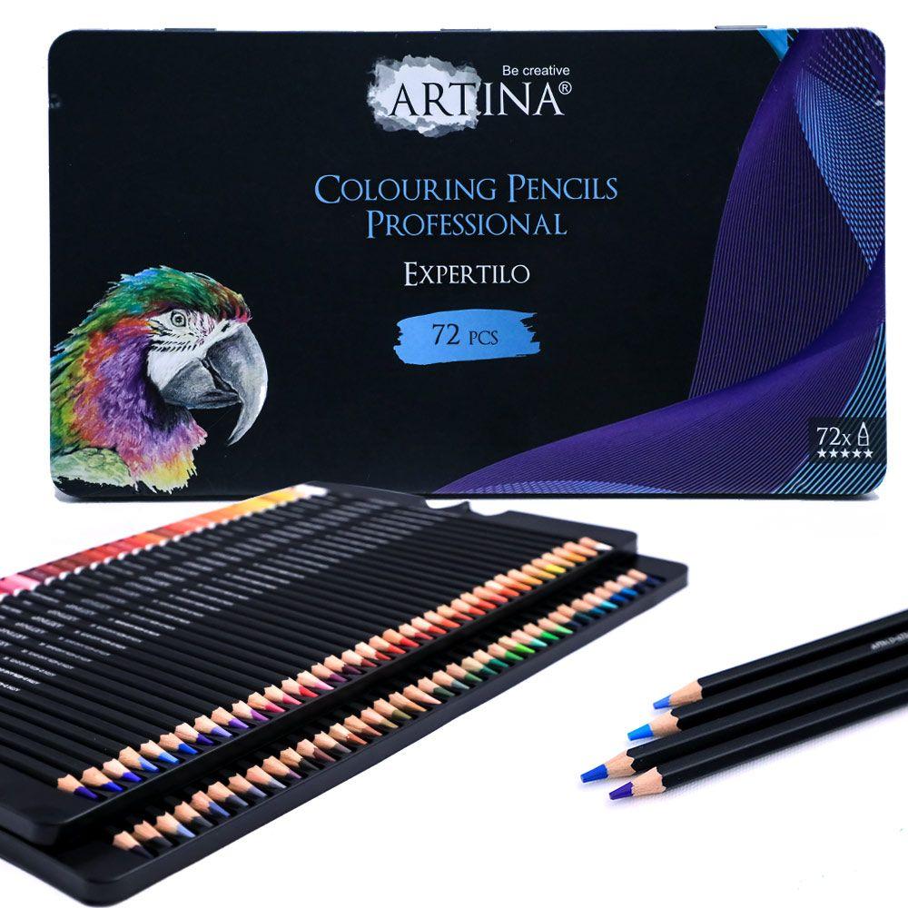 Artina Artilo XXL Lot de 120 crayons couleur enfant - Coffret