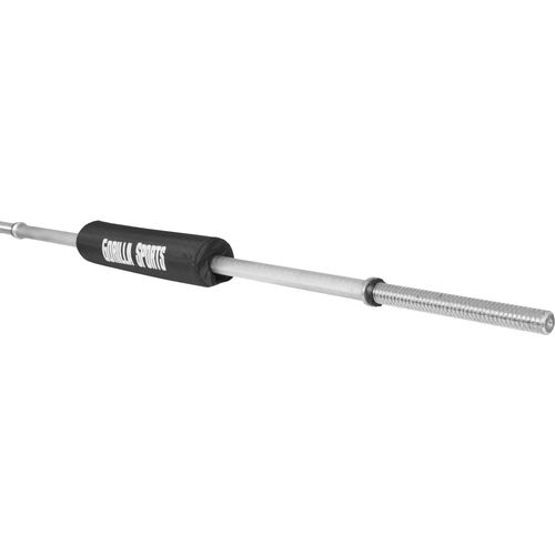 Gorilla Sports - Barre Longue De 170cm Avec Bague De Serrage, Diamètre 30mm Avec Coussin De Protection