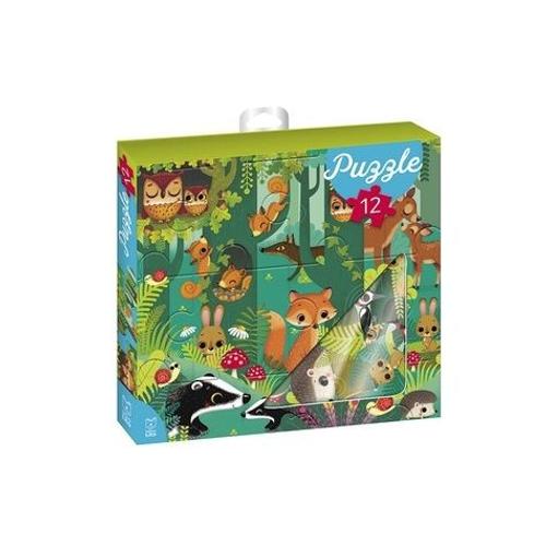 Ma Boite A Puzzle 12p Animaux