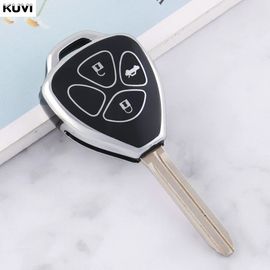Coque De Protection Pour Clé De Voiture,2 Ou 3 Boutons,En Tpu,Pour Toyota Corolla,Camry,Reiz,Rav4,Couronne,Avalon,Venza,Matrix,Auris,Accessoires Automobiles - Type 3 Button Black