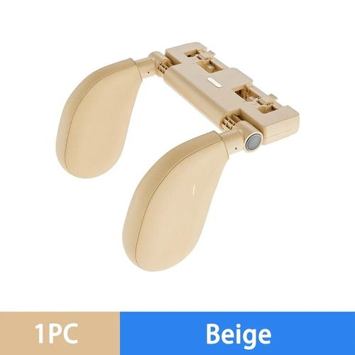 Appui-Tête De Voiture Pour Enfants Et Adultes,Appui-Tête À Angle Réglable,Repose-Tête De Voyage,Oreiller De Mémoire,Siège De Voiture - Type Leather Beige