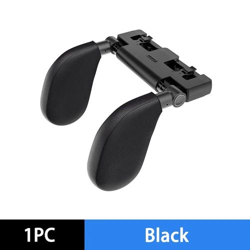 Appui-Tête De Voiture Pour Enfants Et Adultes,Appui-Tête À Angle Réglable,Repose-Tête De Voyage,Oreiller De Mémoire,Siège De Voiture - Type Leather Black