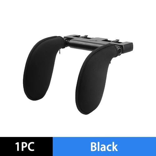 Appui-Tête De Voiture Pour Enfants Et Adultes,Appui-Tête À Angle Réglable,Repose-Tête De Voyage,Oreiller De Mémoire,Siège De Voiture - Type Cloth Black