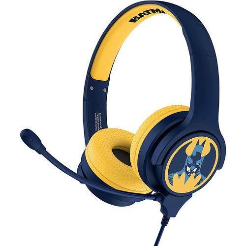 Casque interactif, Filaire, Microphone Inclus, pour Enfants OTL Technlogies Batman