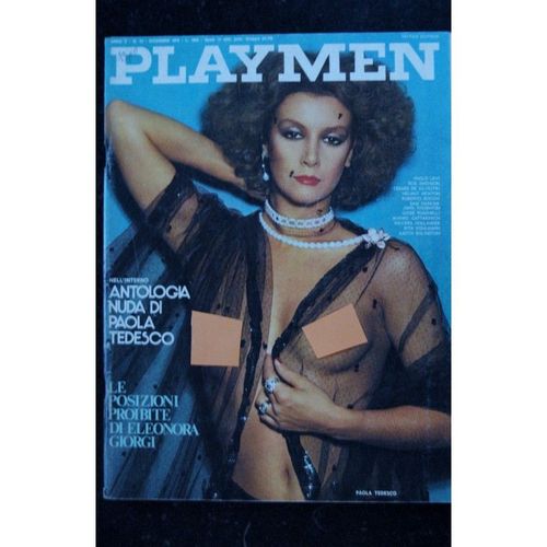 Playmen Italy 1976 12 Anno X N° 12 Monika Zanki Paola Tedesco Eleonora Giorgi Emmanuelle Gialla
