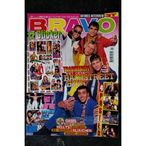 Bravo German 1996 N° 21 - 15 Mai Backstreet Boys Incomplet - Posters Voir Liste