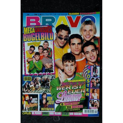 Bravo German 1996 N° 29 - 11 Juli - Backstreet Boys - Incomplet Posters Voir Liste