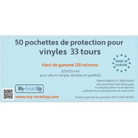 Pochette Vinyle 33 Tours, 50 pièces