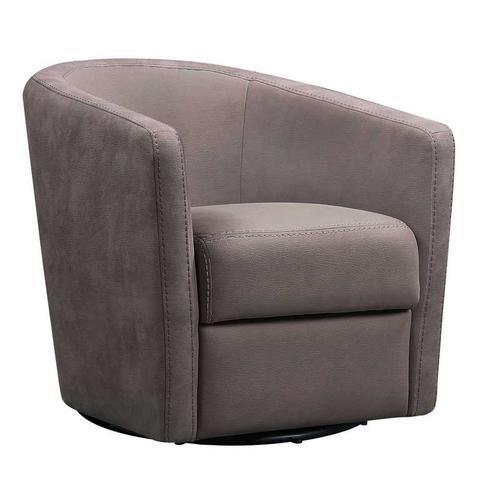 Fauteuil Cabriolet Pivotant Brun Taupé - Jacques