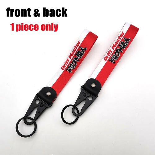 Jdm-Porte-Clés Initial D En Nylon,Porte-Clés Auto,Étiquettes,Réinitialisation À Ressort En Acier,Lanière Pour Faux Taxi,Basse Vie,Voiture,Moto,Accessoires - Type 10