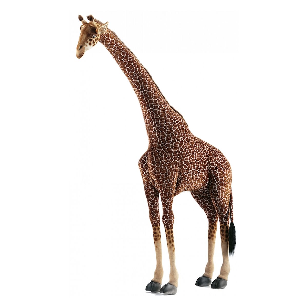 Hansa Peluche Geante Girafe 165 Cm En Tissus Jacquard