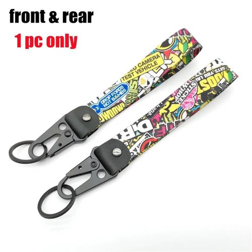 Jdm-Porte-Clés Initial D En Nylon,Porte-Clés Auto,Étiquettes,Réinitialisation À Ressort En Acier,Lanière Pour Faux Taxi,Basse Vie,Voiture,Moto,Accessoires - Type 21