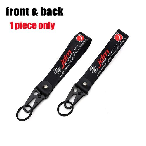 Jdm-Porte-Clés Initial D En Nylon,Porte-Clés Auto,Étiquettes,Réinitialisation À Ressort En Acier,Lanière Pour Faux Taxi,Basse Vie,Voiture,Moto,Accessoires - Type 12