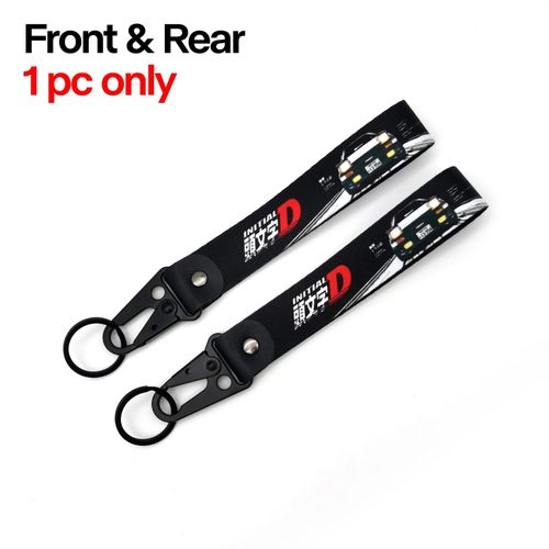 Jdm-Porte-Clés Initial D En Nylon,Porte-Clés Auto,Étiquettes,Réinitialisation À Ressort En Acier,Lanière Pour Faux Taxi,Basse Vie,Voiture,Moto,Accessoires - Type 17