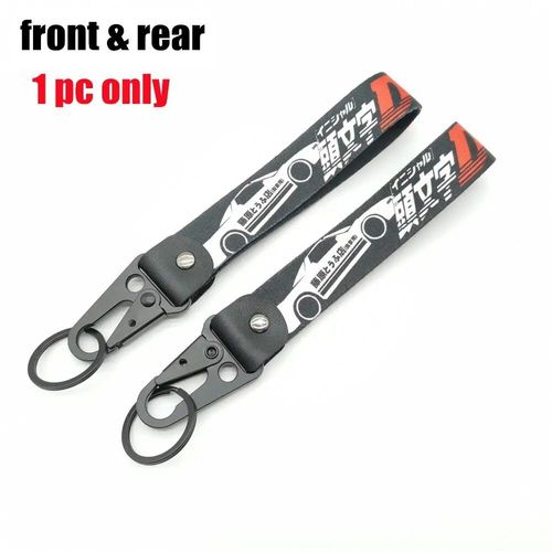 Jdm-Porte-Clés Initial D En Nylon,Porte-Clés Auto,Étiquettes,Réinitialisation À Ressort En Acier,Lanière Pour Faux Taxi,Basse Vie,Voiture,Moto,Accessoires - Type 6