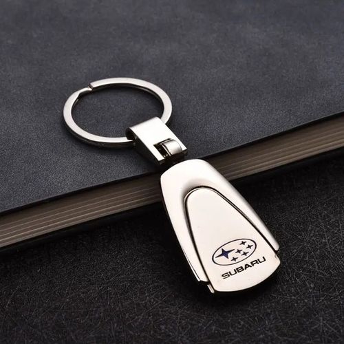 Porte-Clés En Métal Avec Boucle Pour Homme,Badge De Style De Voiture Subaru,Ajouts Créatifs,Cadeau D'affaires,Pendentif,Chaîne Continent,Accessoires Automobiles - Type 1