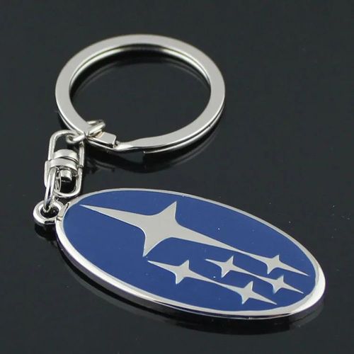 Porte-Clés En Métal Avec Boucle Pour Homme,Badge De Style De Voiture Subaru,Ajouts Créatifs,Cadeau D'affaires,Pendentif,Chaîne Continent,Accessoires Automobiles - Type 3
